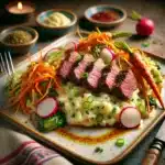 Mongol-Irish Fusion: Lamb with Colcannon and Fermented Mare’s Milk Reduction