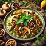 Moroccan Forest Fusion: Wild Mushroom and Ras el Hanout Couscous