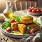 Curry Quinoa Cakes with a Pumpkin and Ginger Heart