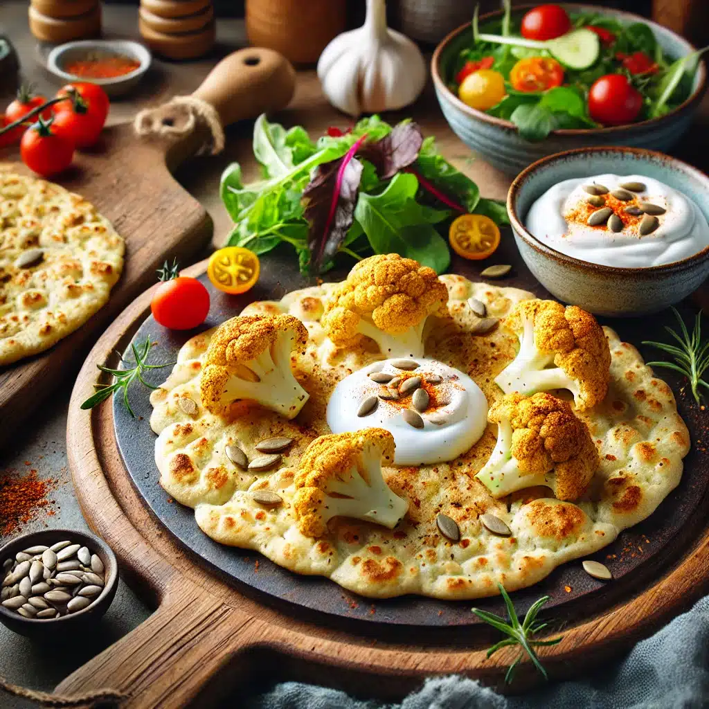 (Gluten-Free) Soft Cauliflower and Almond Flour Flatbreads