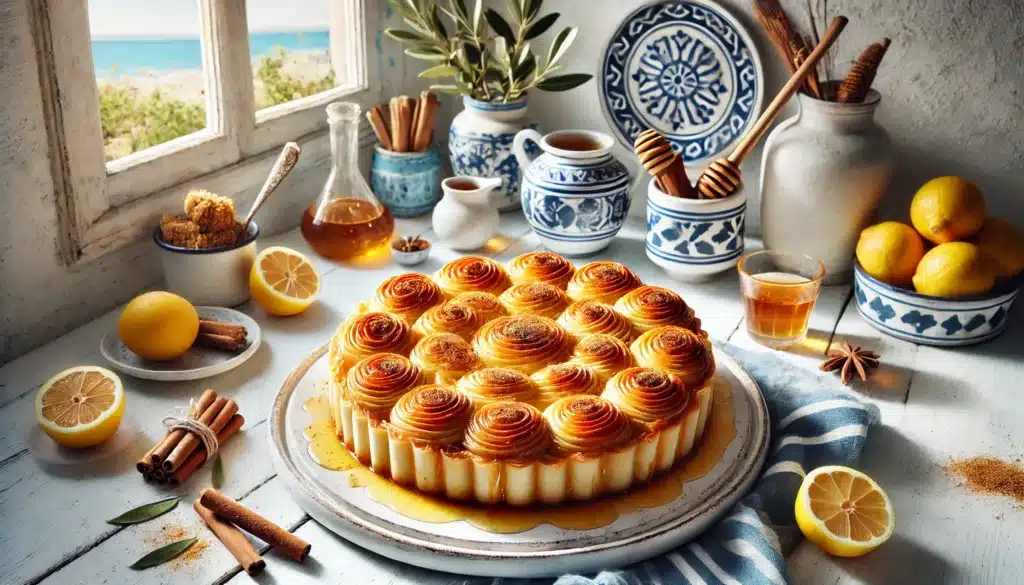 Neapolitan Pastiera with Saffron and Pistachios
